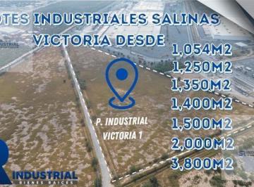 Terreno industrial · 1054m² · Terreno en Venta Interpuerto Salinas Victoria