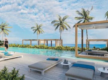 Departamento · 45m² · 1 Recámara · 1 Estacionamiento · Departamento 1 Recámara en Puerto Morelos | Frente Al Mar Tipo Resort 5 Estrellas Amueblado
