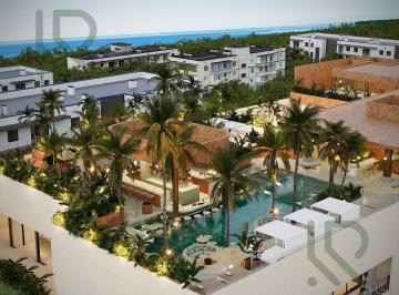 Departamento · 38m² · 1 Recámara · 1 Estacionamiento · Estudio en Venta en Playa del Carmen Cerca de La Playa | con Rooftop
