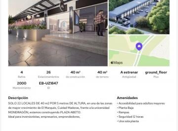 Local en centro comercial , El Marqués · Local en Venta o Renta en Plaza Abeto
