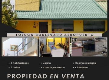 Casa en condominio de 3 habitaciones, Toluca · Estupenda y Amplia Casa en Fraccionamiento