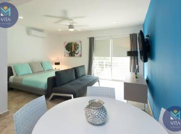Departamento · 44m² · Oportunidad! Venta de Departamento en Playa del Carmen Ideal Para Rentas de Corto y Largo Plazo