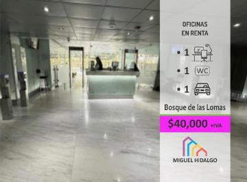 Oficina · 93m² · 1 Estacionamiento · Oficinas en Renta en Miguel Hidalgo