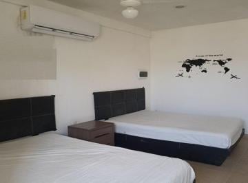 una recamara con aire acondicionado en xell suites playa del carmen · Estudio Amueblado en Renta Cerca de La Playa | Colosio Playa del Carmen
