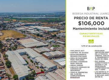 Nave industrial , León · Nave Industrial de 1173 m² en Renta en La Luz