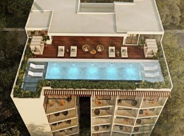 Departamento · 53m² · 1 Recámara · 1 Estacionamiento · Departamento de 1 Habitacion en Venta en Playa del Carmen a 3 Min. de La Playa | con Solarium