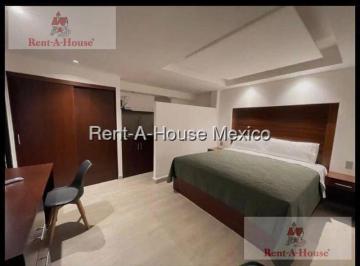 Departamento · 40m² · 1 Recámara · Departamento Amueblado en Renta en Campestre Churubusco, Coyoacan Cr 26 - 2134.
