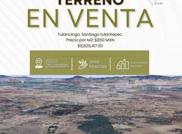Terreno comercial en Venta 15 de Septiembre · Terreno en Veta Tulancingo 10,388 m²