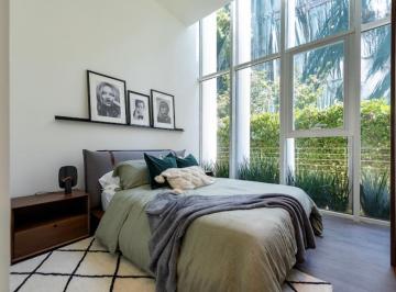 Departamento de 3 habitaciones, Alvaro Obregón · Departamento con Techos de Doble Altura y Jardin Privado.