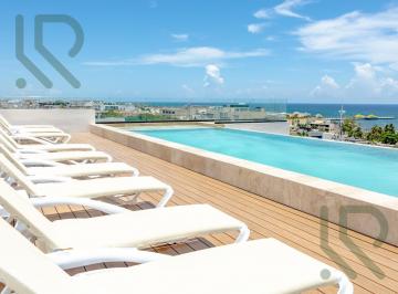 Departamento · 63m² · 1 Recámara · 1 Estacionamiento · Departamento en Venta de 1 Habitaciónen en Playa del Carmen Cerca de La 5ta Av | con Alberca