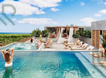 Departamento · 61m² · 1 Recámara · 1 Estacionamiento · Departamento en Venta en Tulum de 1 Habitacion a 3 Min de La Zona Hotelera | con Alberca