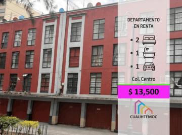 Departamento · 73m² · 2 Recámaras · 1 Estacionamiento · Departamento en Renta Centro Histórico