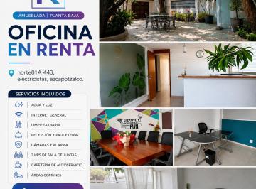 Oficina , Azcapotzalco · Oficina Amueblada en Pb, Av Camarones, Servicios Incluidos.