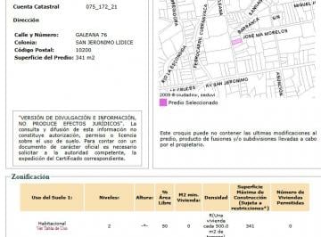 Terreno / Lote , La Magdalena Contreras · Terreno en Venta en San Jerónimo Lídice, La Magdalena Contreras