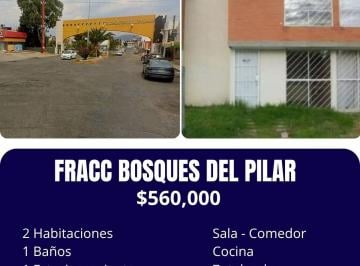 Casa de 2 habitaciones, Puebla · Venta de Casa en Fracc Bosques del Pilar, Puebla