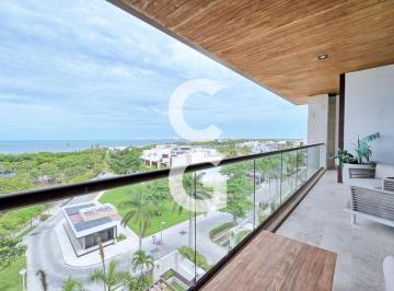 Departamento · 264ha · 3 Recámaras · 2 Estacionamientos · Departamento en Renta y Venta en Cancún en Punta del Mar Puerto Cancún con Terraza Techada