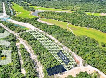 Terreno / Lote · 375ha · Terreno en Venta en Cancún en Kateah Country Club de 375 m² con Áreas Verdes