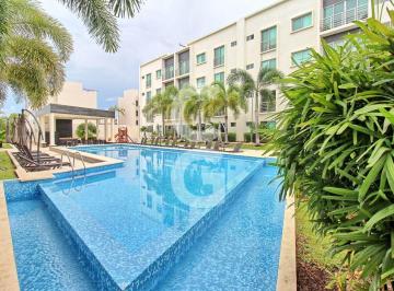 Departamento · 100ha · 3 Recámaras · 2 Estacionamientos · Departamento en Renta en Cancún en Residencial Astoria con Amplia Terraza y 3 Recámaras