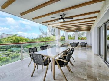 Departamento · 238ha · 2 Recámaras · 2 Estacionamientos · Departamento en Venta y Renta en Cancún en Residencial La Amada Amueblado con Amplia Terraza