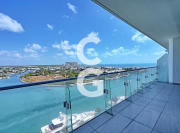 Departamento · 186ha · 3 Recámaras · 2 Estacionamientos · Departamento en Venta en Cancún en Sls Marina Beach con Vista Al Mar