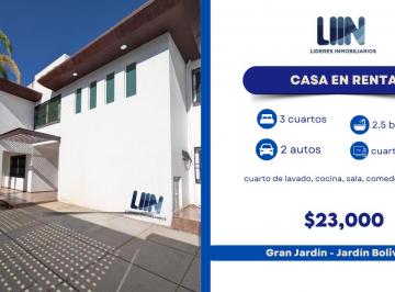 Casa de 3 habitaciones, León · Casa en Renta en Gran Jardín
