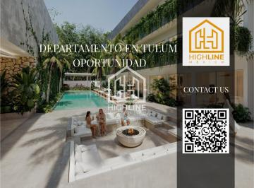 Departamento · 60m² · 2 Recámaras · 1 Estacionamiento · Departamento en Venta Lock Off en Tulum/ Acceso a La Playa/ Alberca