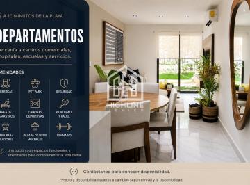 Departamento · 87m² · 2 Recámaras · 1 Estacionamiento · Departamento de 2 Recamaras en Playa del Carmen a 10 Min de La Playa/acepta Credito Hipotecario