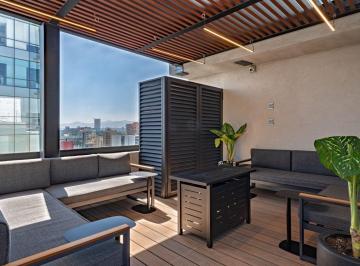 Departamento de 1 habitación, Miguel Hidalgo · Renta Departamento Tipo Loft en Polanco + Gym + Roof + Vigilancia