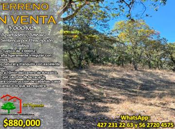 Terreno / Lote , Amealco de Bonfil · Terreno de 3,000 m² en El Apartadero, Amealco – Ideal Para Cabañas y Descanso