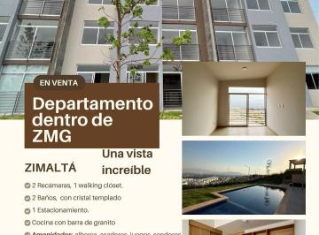 Departamento de 2 habitaciones, San Pedro Tlaquepaque · Departamento con Super Vista