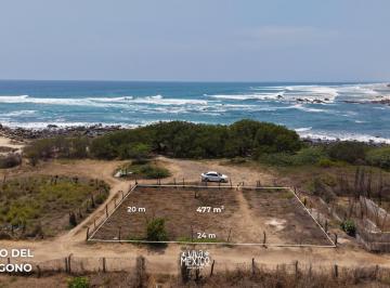 Terreno / Lote · 477m² · Terreno Frente a Playa El Puertecito, Puerto Escondido, Oaxaca