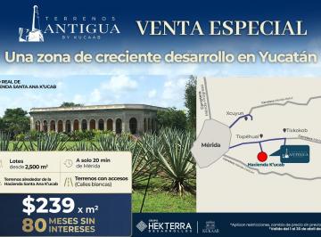 Terreno / Lote , Tixpéhual · Proyecto Antigua