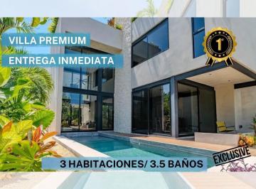 Villa · 356m² · 3 Recámaras · 1 Estacionamiento · Villa en Venta Tulum de 3 Habitaciones con Piscina Privada, Ideal Para Airbnb o Vivirla