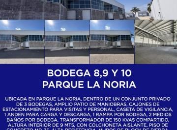 Bodega comercial , El Marqués · Renta Nave 8,9 y 10 La Noria