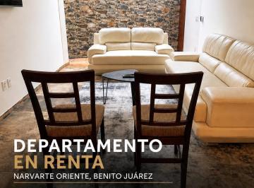Departamento · 118m² · 2 Recámaras · 2 Estacionamientos · Departamento en Narvarte Oriente