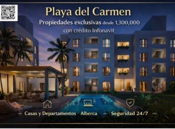 Casa · 70m² · 2 Recámaras · 2 Estacionamientos · Casas y Departamentos en Venta 2 Habitaciones Playa del Carmen Desde 1.3 Mdp