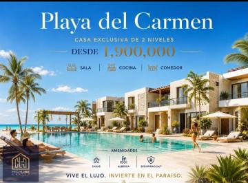 Casa · 70m² · 2 Recámaras · 2 Estacionamientos · Casas y Departamentos en Venta 2 Habitaciones Playa del Carmen Desde 1.3 Mdp