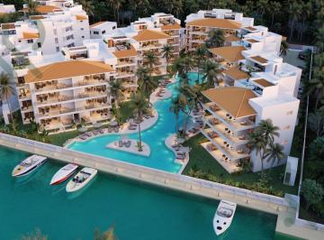 Departamento · 192m² · 2 Recámaras · 1 Estacionamiento · Penthouse de 2 Habitaciones en Venta en Puerto Aventuras con Acceso a Club de Playa | con Rooftop