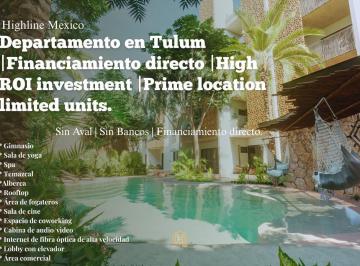 Departamento · 93m² · 2 Recámaras · 1 Estacionamiento · Departamento en Tulum con Alberca Privada Alto Potencial de Rentas — No Es Lifestyle, Es Cash Flow