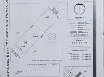 Terreno / Lote · 297m² · Terreno en Residencial Lomas Puntas del Este