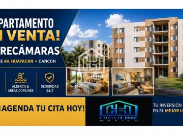 Departamento · 80m² · 3 Recámaras · 1 Estacionamiento · Invierte en Departamento | 3 Recámaras Desde $1,970,000 | Alta Plusvalía