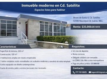 Casa de 3 habitaciones, Naucalpan de Juárez · Inmueble Moderno en Ciudad Satélite – ¡Tu Nuevo Hogar Te Espera!