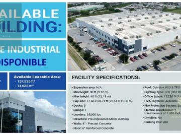 Nave industrial · 14635m² · Renta Nave - Bodega Industrial