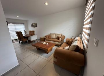 Sala y comedor muy acogedor · Casa con 3 Recámaras, Semi Amueblada Cerca Al Aifa · Cdmx | Gym, Alberca