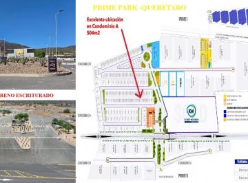 Terreno industrial , El Marqués · Terreno Industrial en Venta–prime Park Querétaro–escriturado - Listo P/ Construir