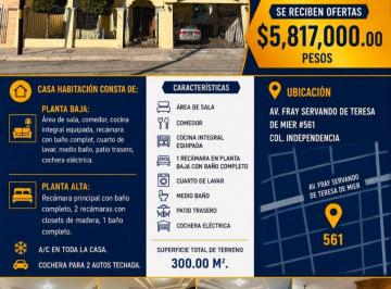Casa de 4 habitaciones, Mexicali · Hermosa Casa en Venta en Col. Independencia, Mexicali Baja California.
