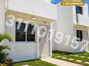Casa de 3 habitaciones, Tepic · Casa Argento en Coto Privado *3 Rec + Alberca y Casa Club en $1,975,000