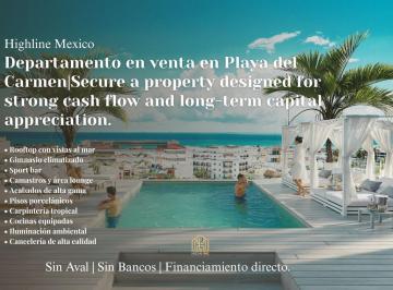 Departamento · 58m² · 2 Recámaras · 1 Estacionamiento · Departamento en Venta en Playa del Carmen High Roi Opportunity Prime Location Ready Income.