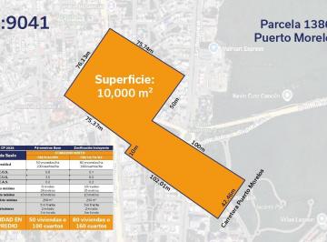 Terreno / Lote · 10000m² · Terreno en Venta Puerto Morelos