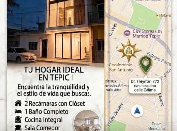 Departamento de 2 habitaciones, Tepic · Departamento Venta Tepic Nayarit